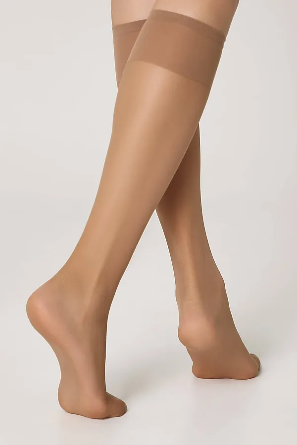 CONTE SOLO 20 (2 пары) Гольфы женские CONTE ELEGANT, bronze - фото 2