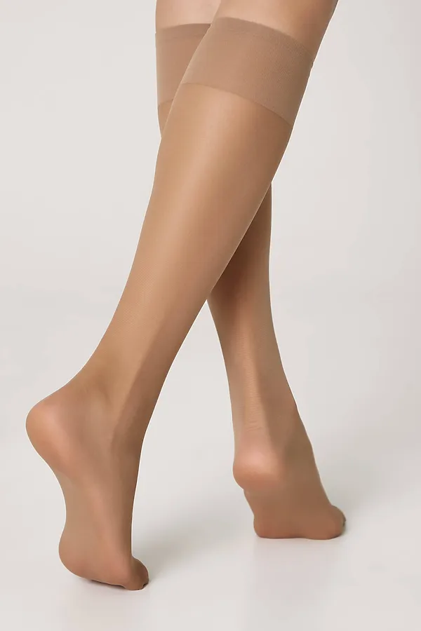 CONTE SOLO 40 (2 пары) Гольфы женские CONTE ELEGANT, bronze - фото 2