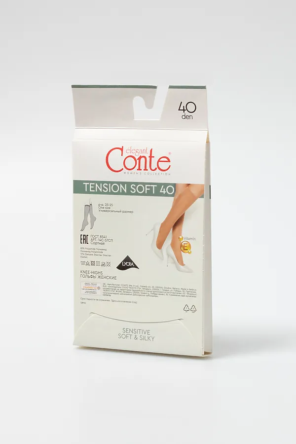 CONTE TENSION SOFT 40 (1 пара) Гольфы женские CONTE ELEGANT, bronze - фото 2