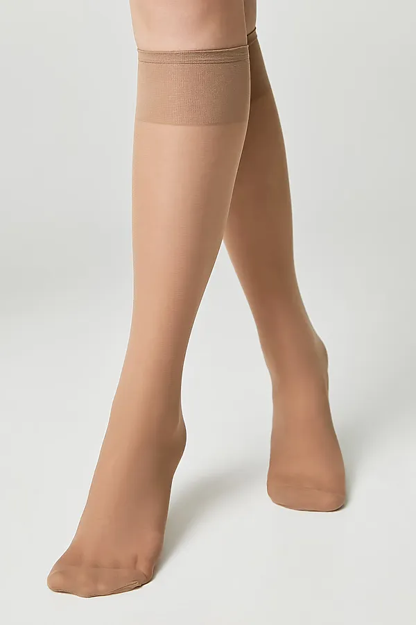 CONTE TENSION SOFT 20 (1 пара) Гольфы женские CONTE ELEGANT, bronze - фото 2