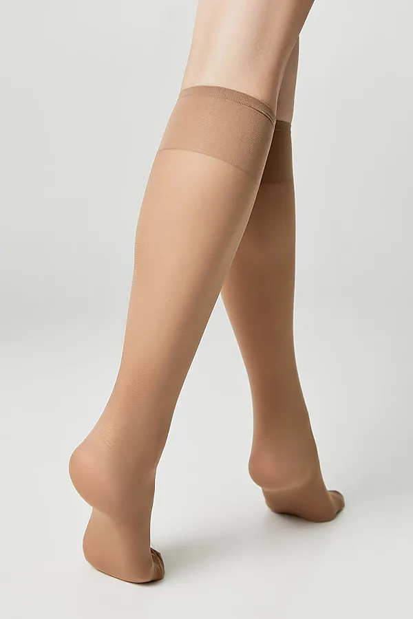 CONTE TENSION SOFT 20 (1 пара) Гольфы женские CONTE ELEGANT, bronze - фото 2