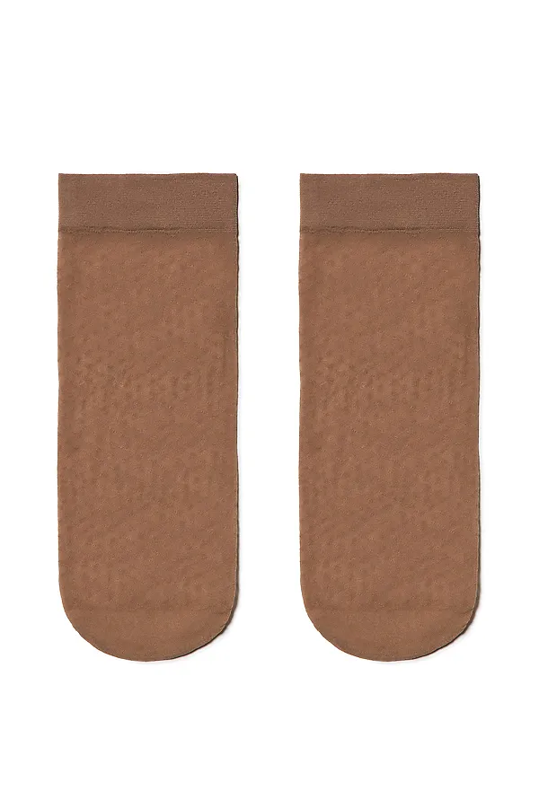 CONTE FANTASY 20 Носки в горошек CONTE ELEGANT, bronze - фото 2