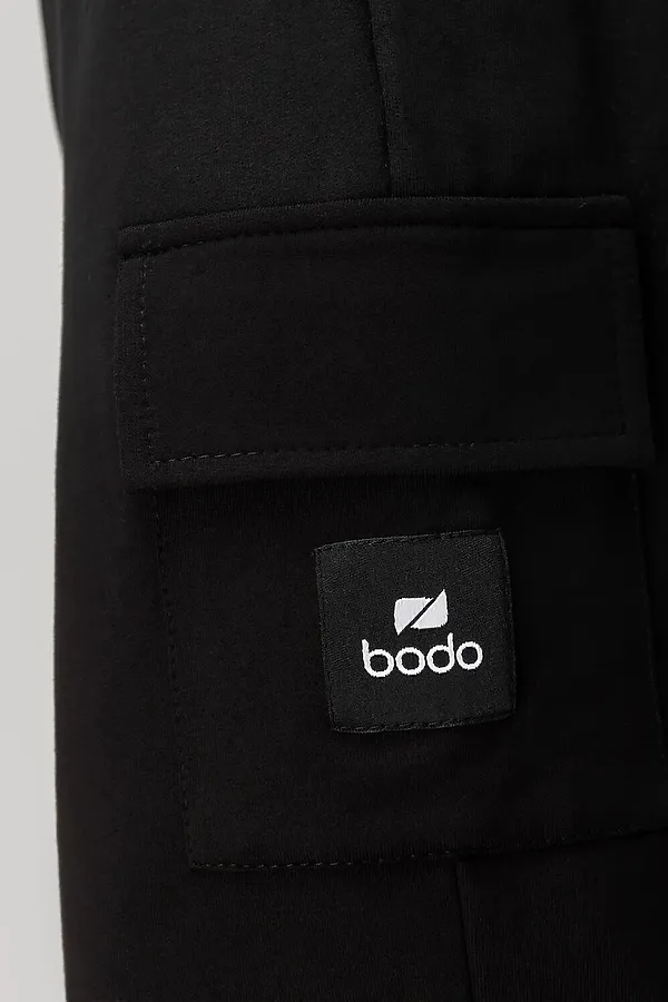 Шорты BODO, черный (белый) - фото 2