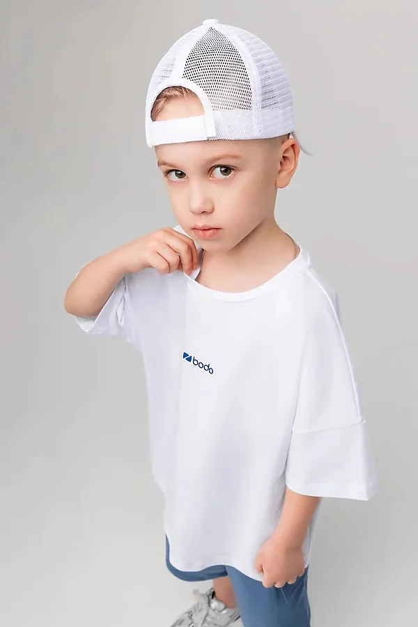 Футболка BODO, белый (деним) - фото 2