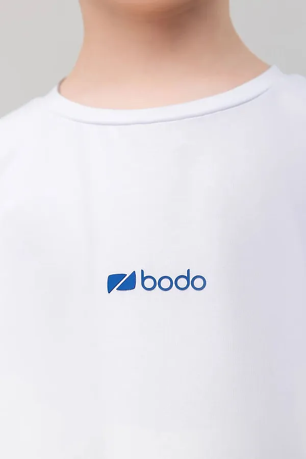 Футболка BODO, белый (деним) - фото 2