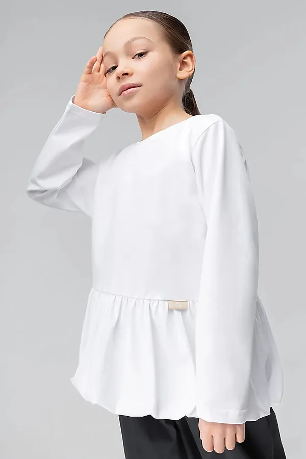 Лонгслив BODO, белый - фото 2