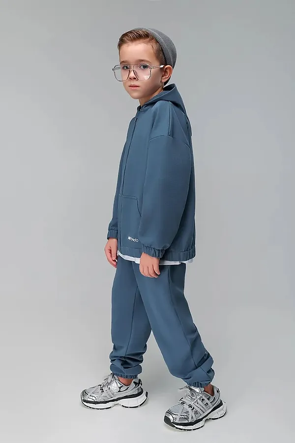 Костюм (Свитшот+Брюки) BODO, деним - фото 2