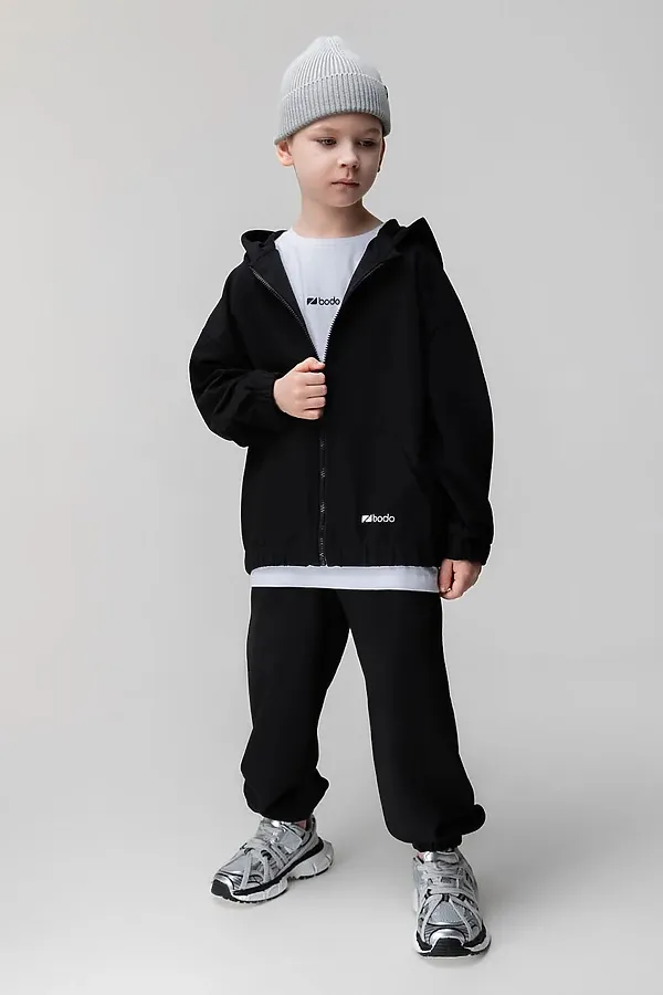 Костюм (Свитшот+Брюки) BODO, черный - фото 2