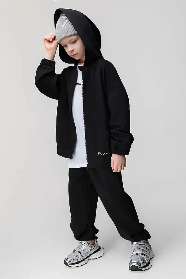 Костюм (Свитшот+Брюки) BODO, черный - фото 2