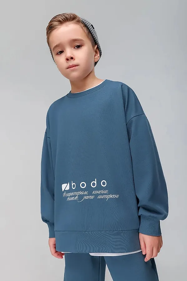 Костюм (Джемпер+Брюки) BODO-S, деним - фото 2