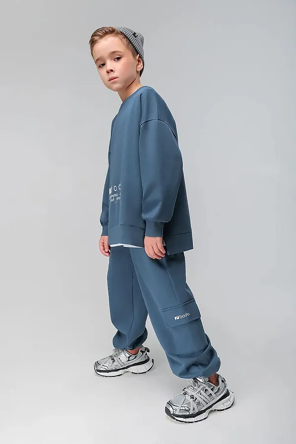 Костюм (Джемпер+Брюки) BODO-S, деним - фото 2