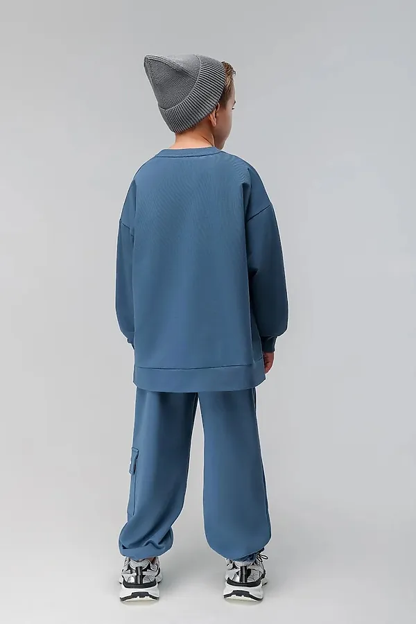 Костюм (Джемпер+Брюки) BODO-S, деним - фото 2