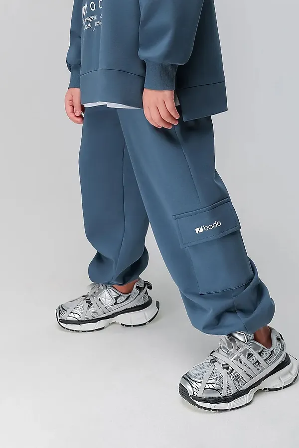 Костюм (Джемпер+Брюки) BODO-S, деним - фото 2