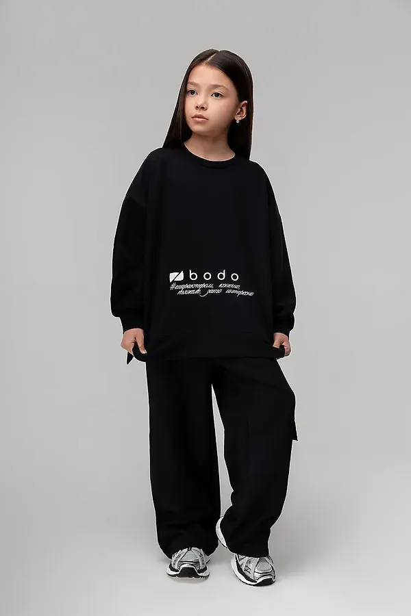 Костюм (Джемпер+Брюки) BODO-S, черный - фото 2