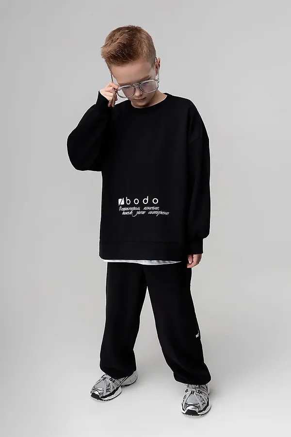 Костюм (Джемпер+Брюки) BODO-S, черный - фото 2