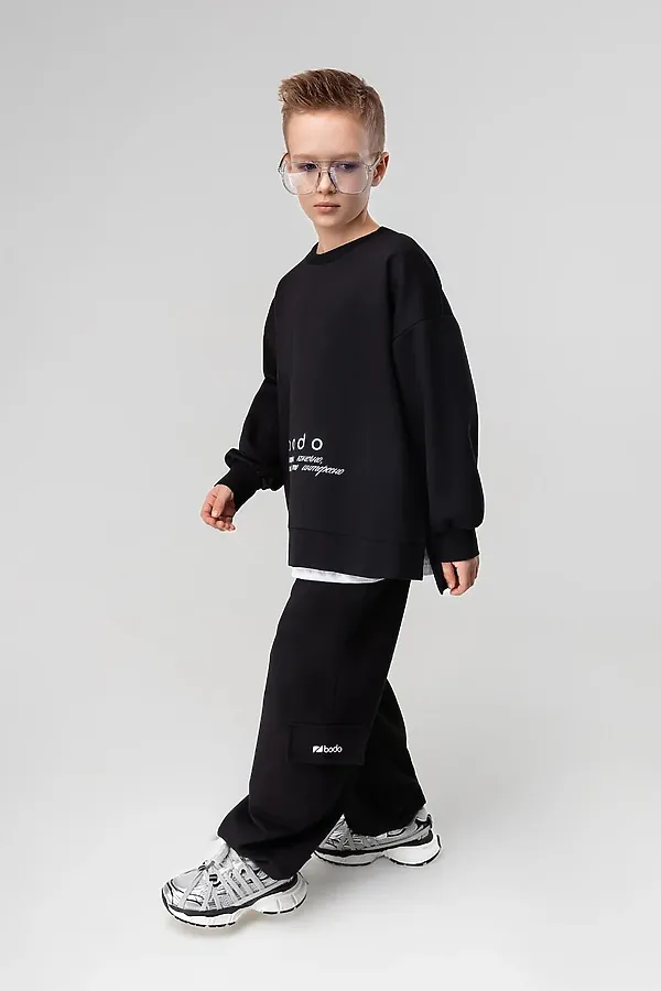 Костюм (Джемпер+Брюки) BODO-S, черный - фото 2