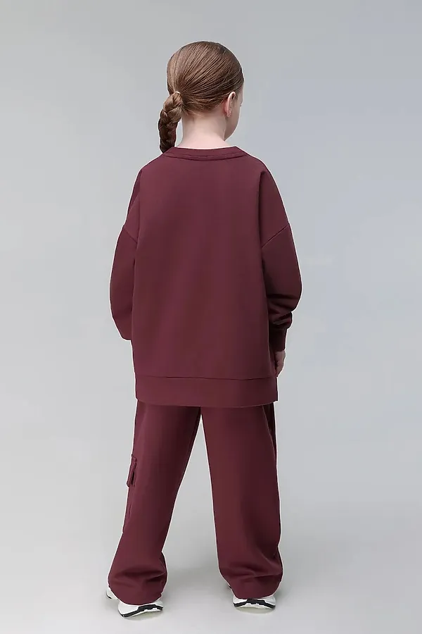Костюм (Джемпер+Брюки) BODO-S, бордовый - фото 2
