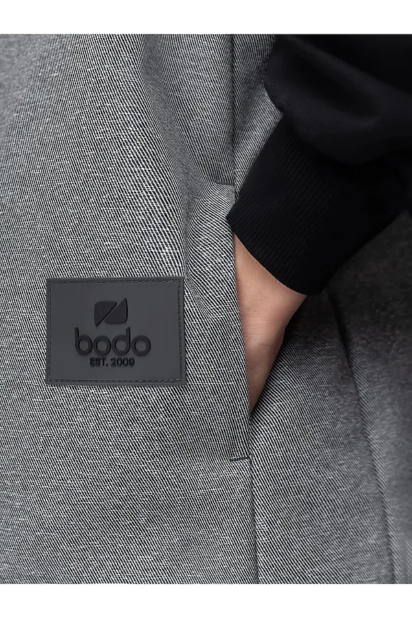 Жилет BODO, серый джинсовый - фото 2