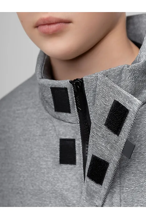 Жилет BODO, серый джинсовый - фото 2