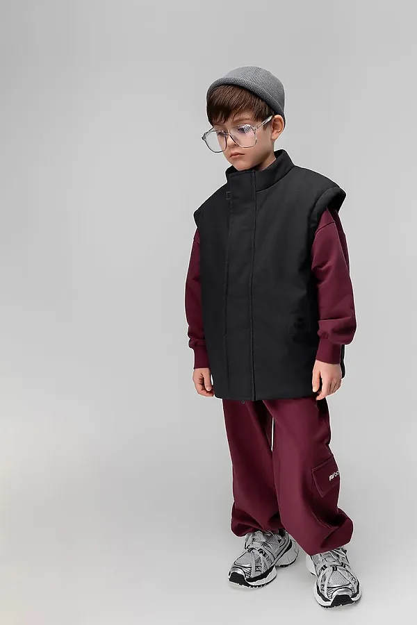 Жилет BODO, черный джинсовый - фото 2