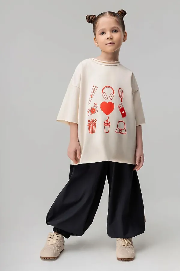 Брюки - алладины BODO, черный - фото 2