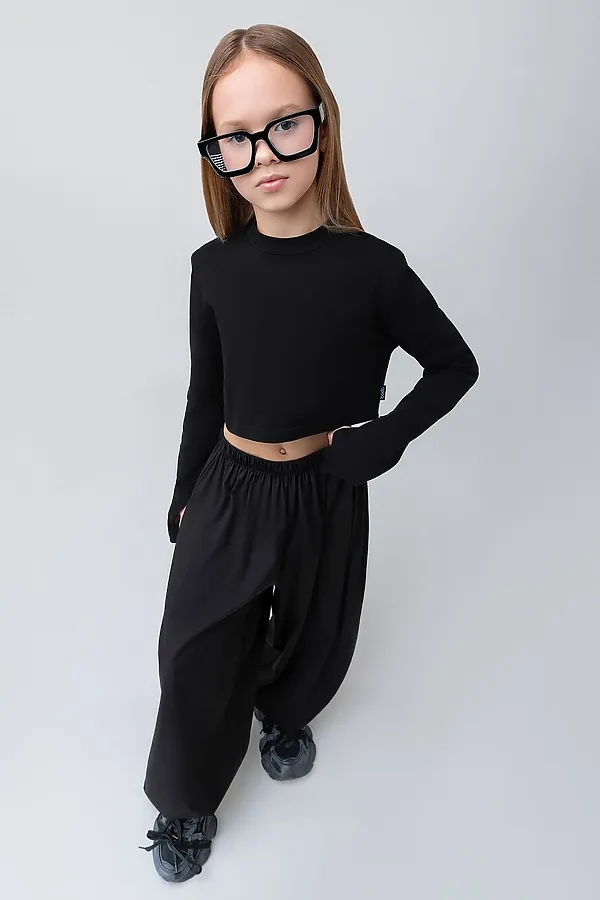 Брюки - алладины BODO, черный - фото 2