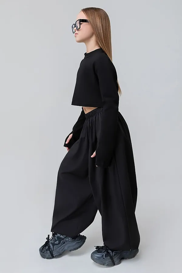 Брюки - алладины BODO, черный - фото 2