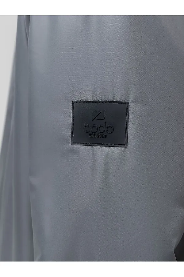 Куртка с капюшоном со стойкой BODO-S, серый - фото 2