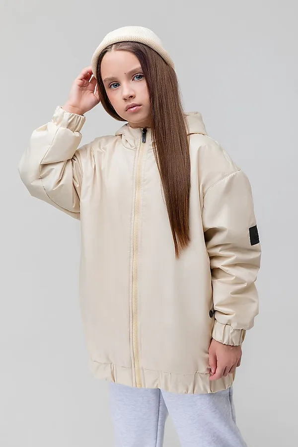 Куртка с капюшоном со стойкой BODO-S, ванильный - фото 2