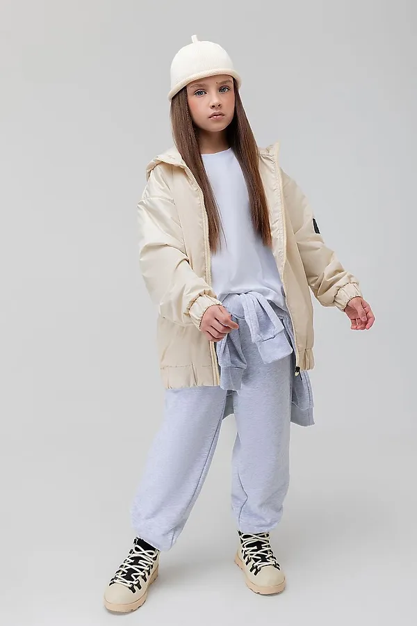 Куртка с капюшоном со стойкой BODO-S, ванильный - фото 2