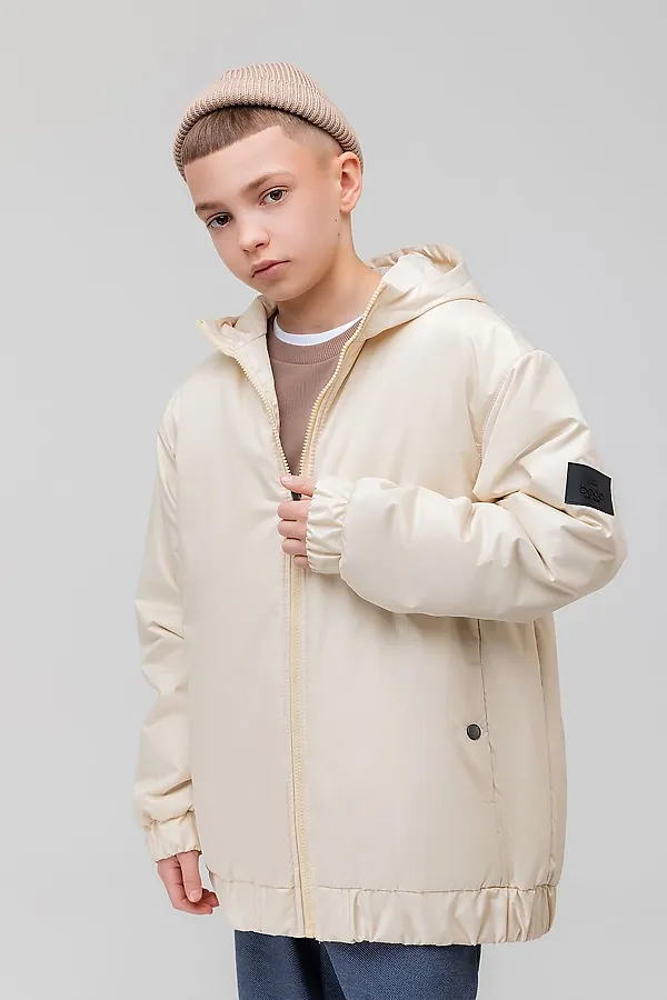 Куртка с капюшоном со стойкой BODO-S, ванильный - фото 2
