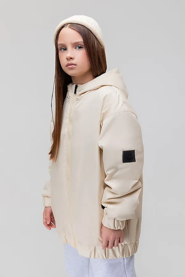 Куртка с капюшоном со стойкой BODO-S, ванильный - фото 2