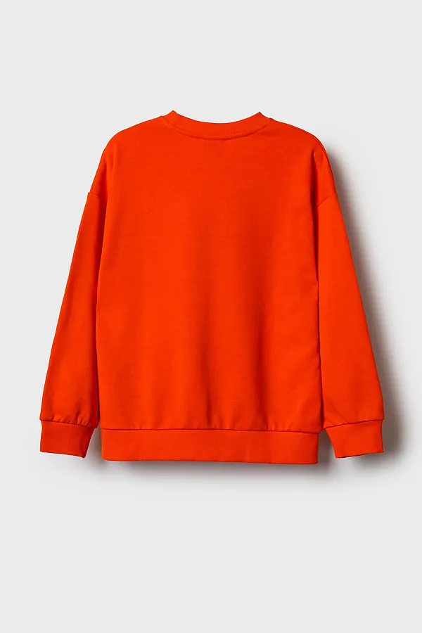 Толстовка трикотажная для мальчиков PLAYTODAY, оранжевый - фото 2