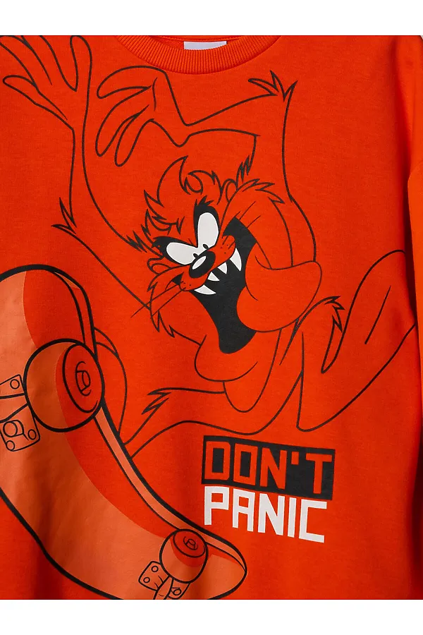 Толстовка трикотажная для мальчиков PLAYTODAY, оранжевый - фото 2