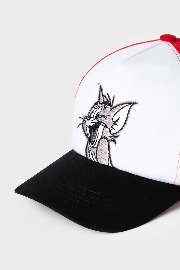 Кепка детская трикотажная для мальчиков PLAYTODAY, белый,черный,красный - фото 2