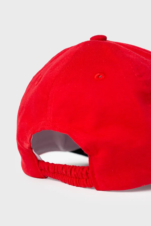 Кепка детская трикотажная для мальчиков PLAYTODAY, белый,черный,красный - фото 2