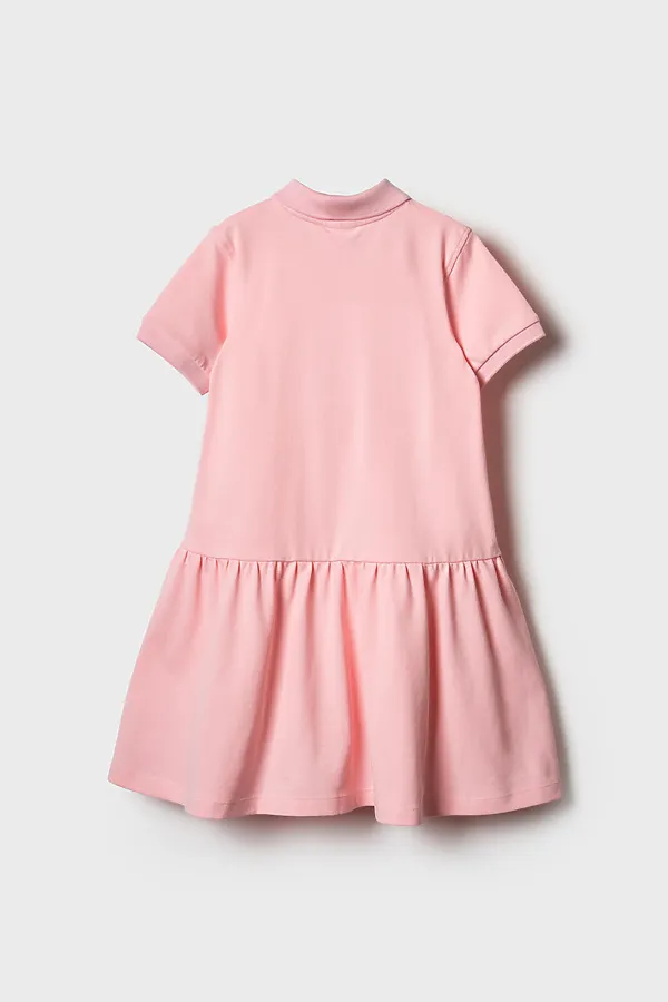 Платье трикотажное для девочек PLAYTODAY, светло-розовый - фото 2