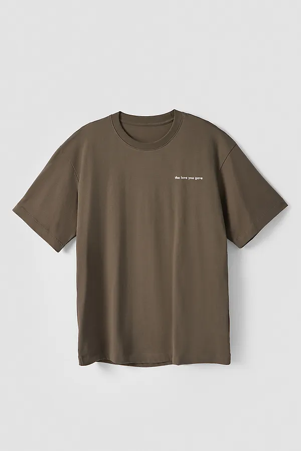 Футболка мужская MARK FORMELLE, табак +печать1 - фото 2