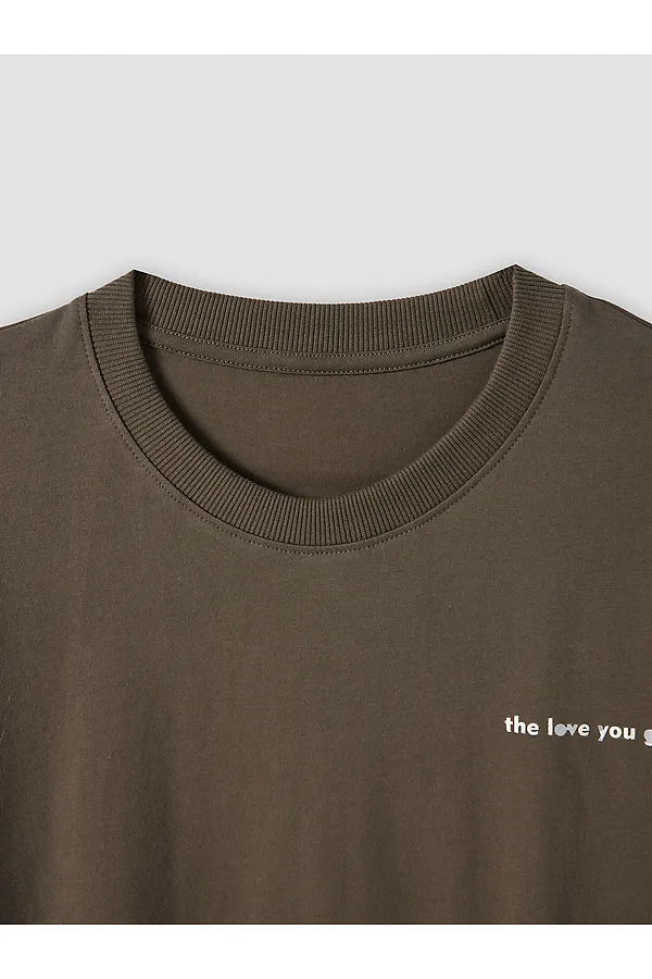 Футболка мужская MARK FORMELLE, табак +печать1 - фото 2