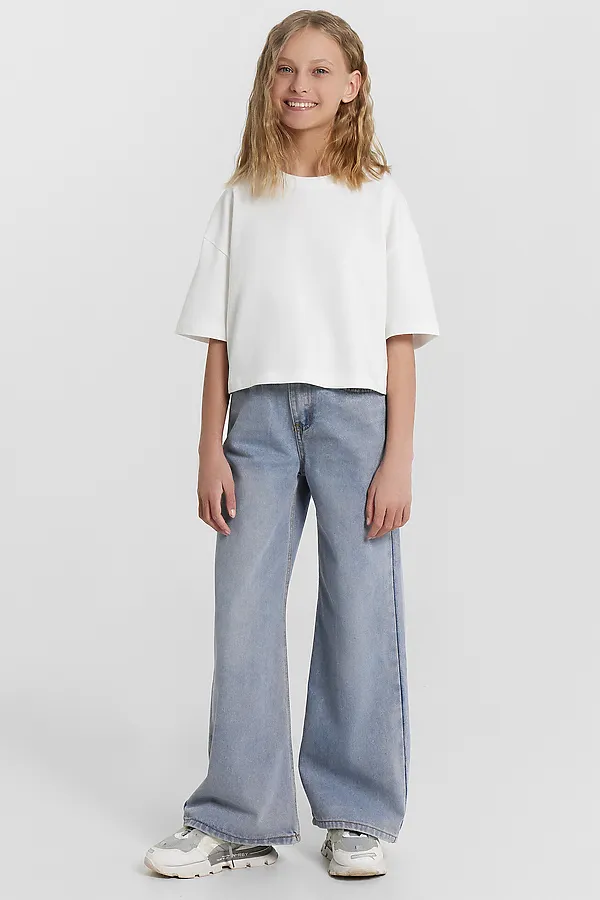 Футболка для девочек MARK FORMELLE, белый - фото 2