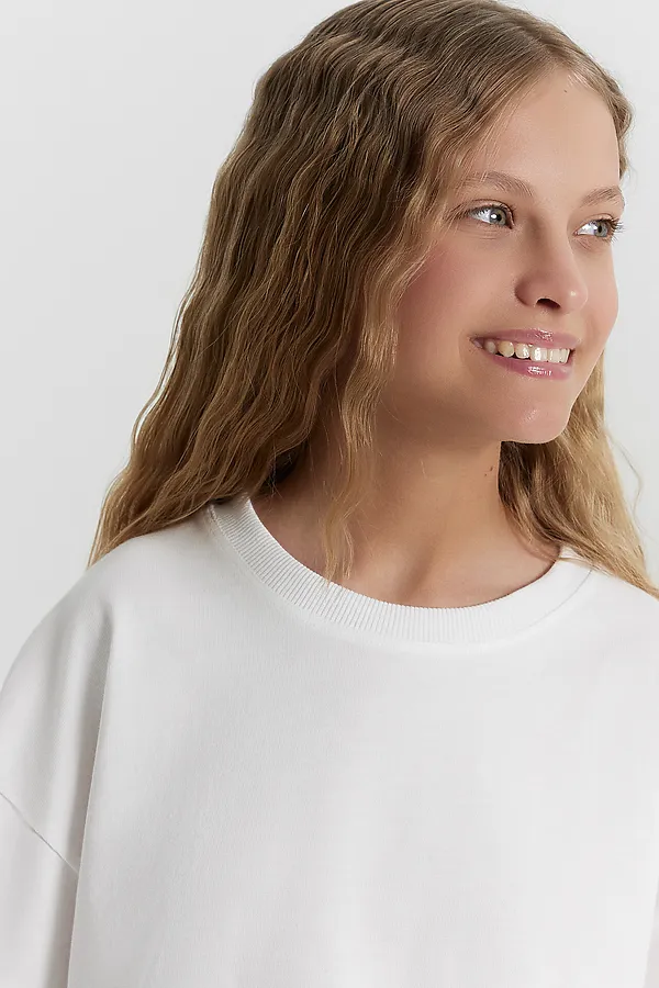 Футболка для девочек MARK FORMELLE, белый - фото 2