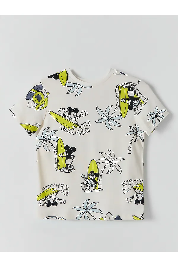 Комплект для мальчиков (футболка, шорты) MARK FORMELLE, пляжные мышата на молоке - фото 2