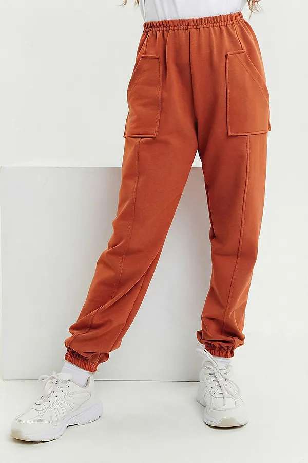 Детские брюки 5128 НАТАЛИ, кирпичный - фото 2