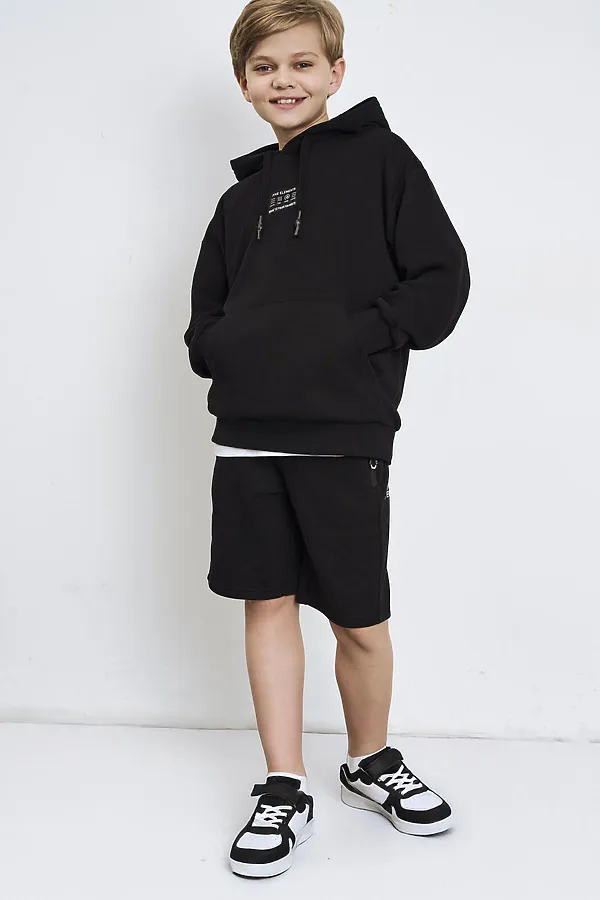 Толстовка трикотажная для мальчиков PLAYTODAY, черный - фото 2