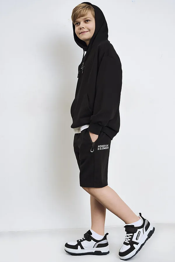 Толстовка трикотажная для мальчиков PLAYTODAY, черный - фото 2