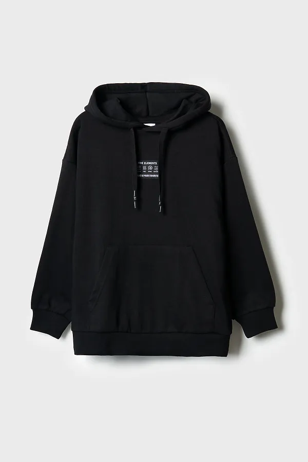 Толстовка трикотажная для мальчиков PLAYTODAY, черный - фото 2
