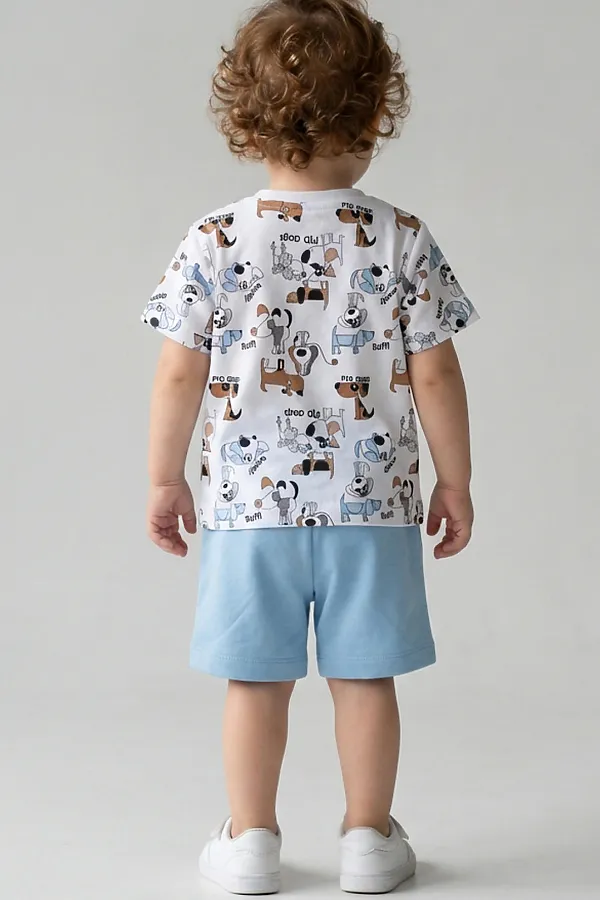 Шорты детские трикотажные для мальчиков, 2 шт в комплекте PLAYTODAY, разноцветный - фото 2