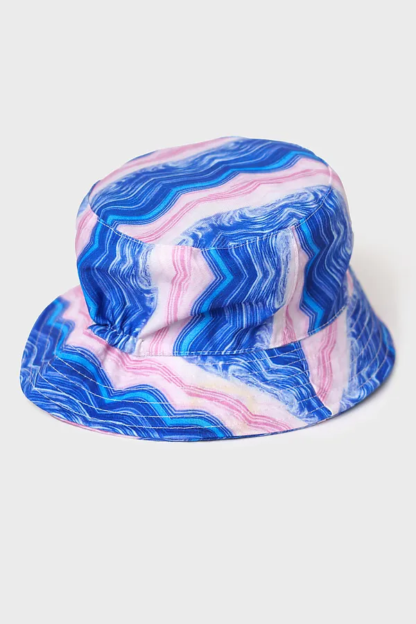 Панама текстильная для девочек PLAYTODAY, розовый,сиреневый - фото 2