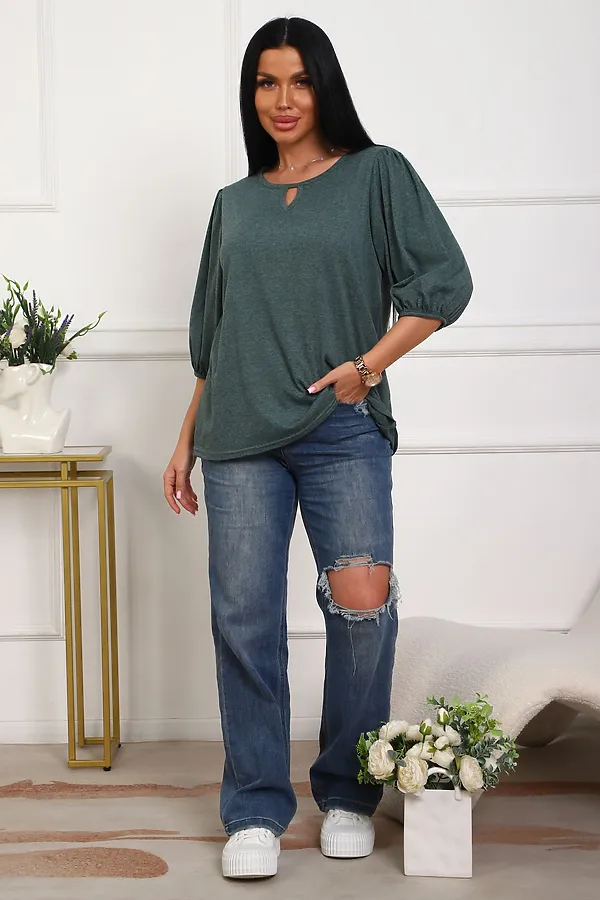 Туника 29541 НАТАЛИ, зеленый - фото 2