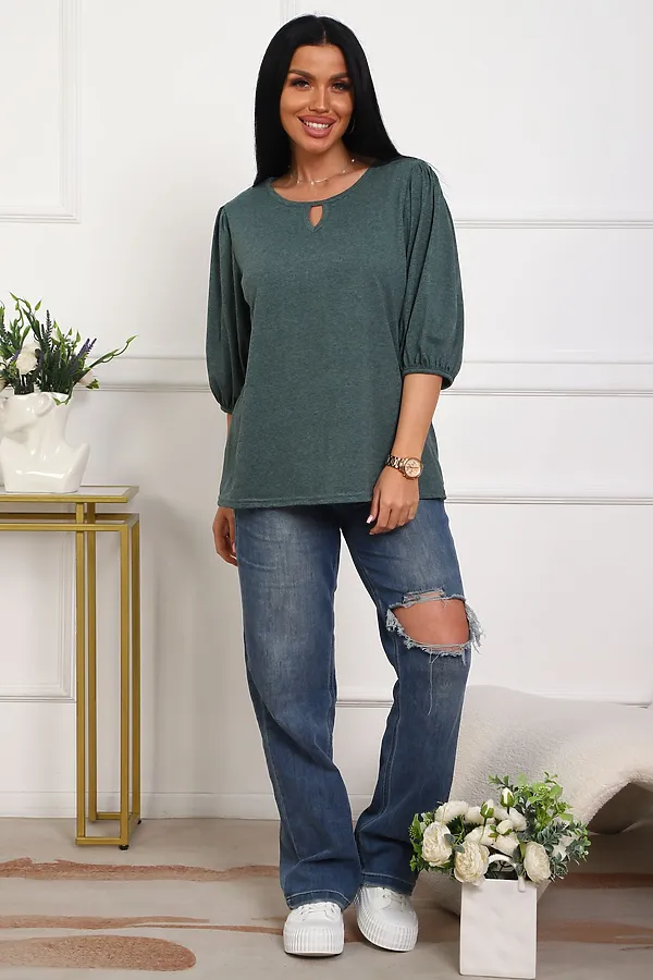 Туника 29541 НАТАЛИ, зеленый - фото 2